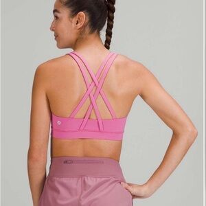 Lululemon Energy Bra Medium Support, B–D Cups Velvet Dust Women’s Size 10 W2540S